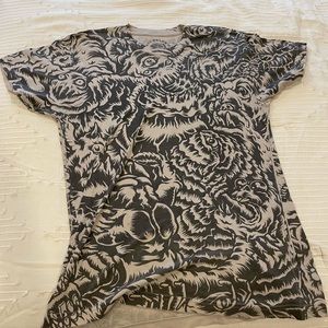 Scumbags & Superstars all-over monster print tee